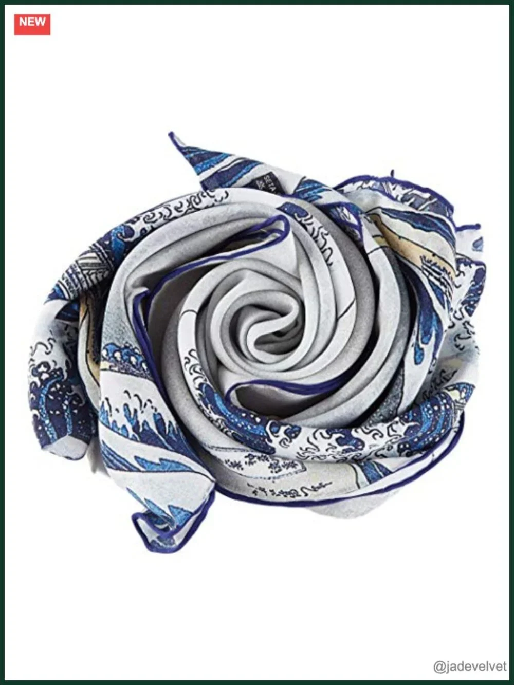 100% Silk Crepe Long Scarf Art Print Van Gogh